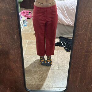 Sz. S Vintage Dockers Red Tailored Capri Pants